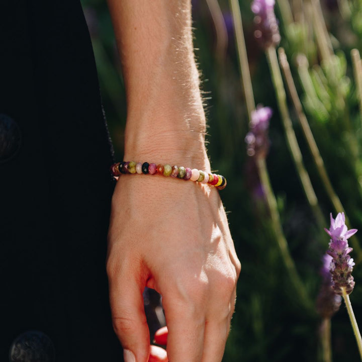 Ruby Ombre Stone Necklace