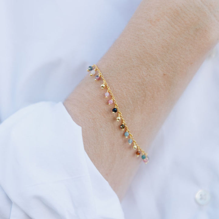 Tourmaline Charm Bracelet