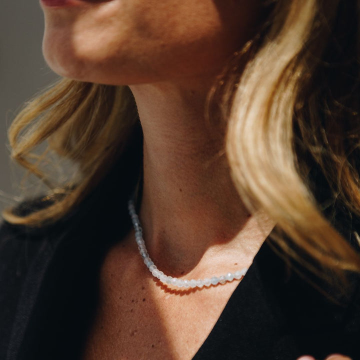 Aquamarine Choker Necklace