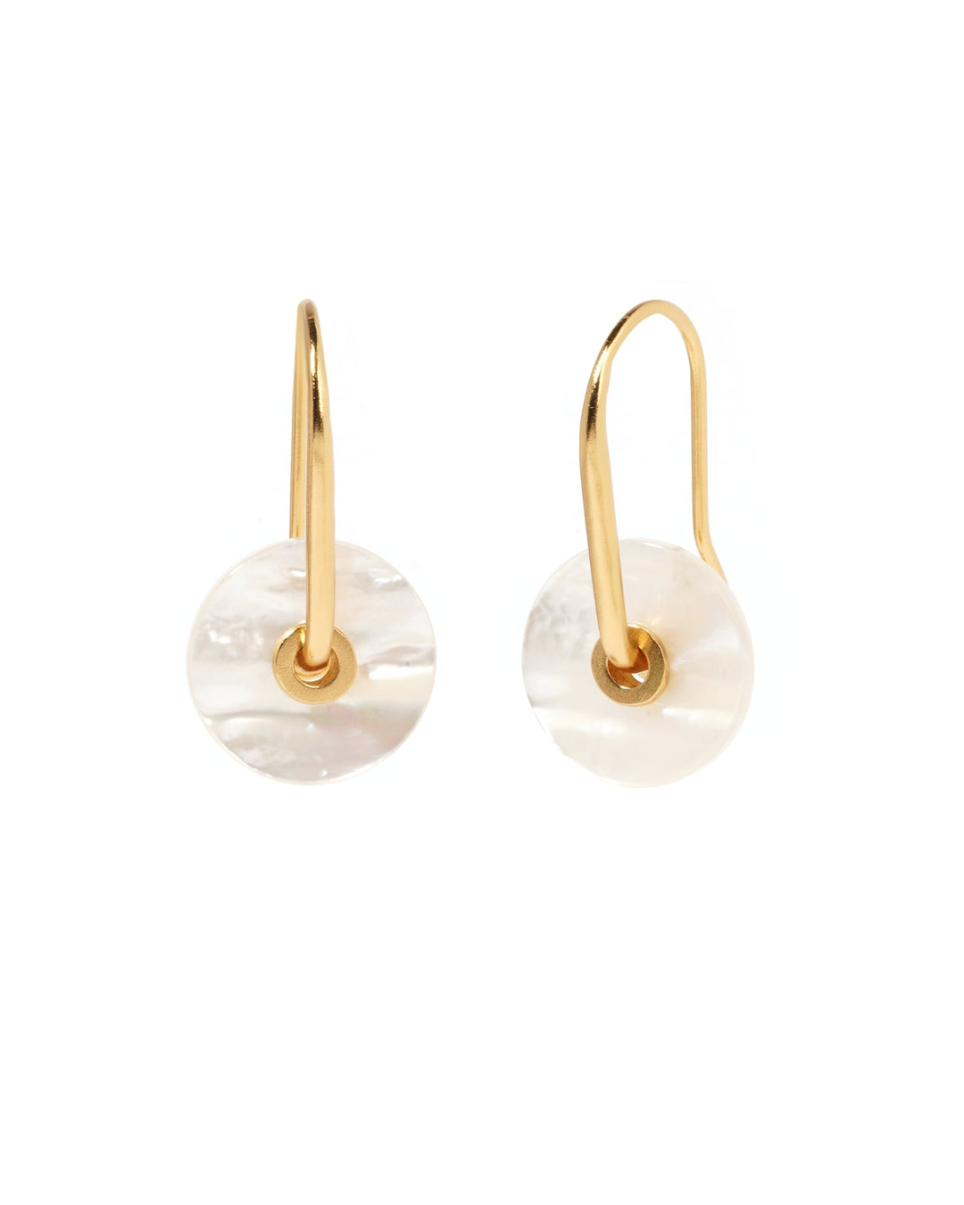 Pearl Disc of life Earring