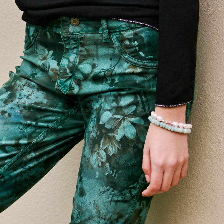 Amazonite Button Bracelet