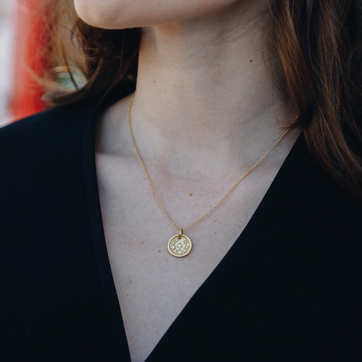 Stargaze Italian Multi Star Waterproof Pendant Necklace