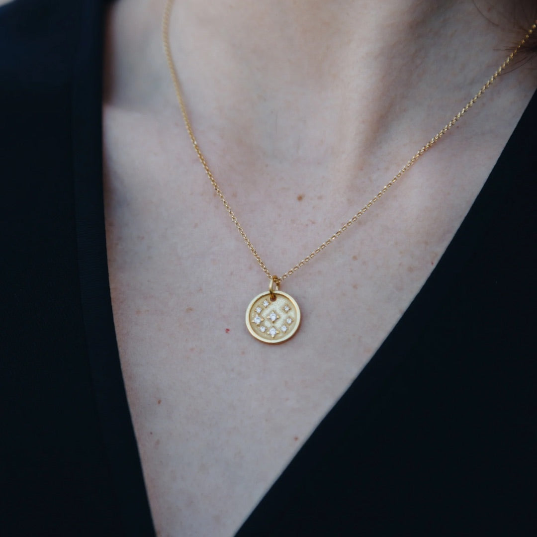 Stargaze Italian Multi Star Waterproof Pendant Necklace