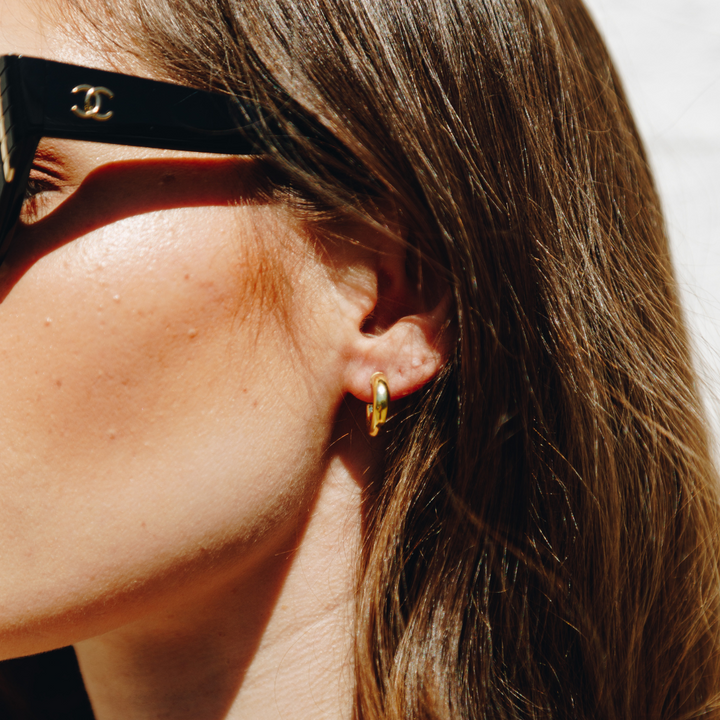 Tube Hoop Earrings