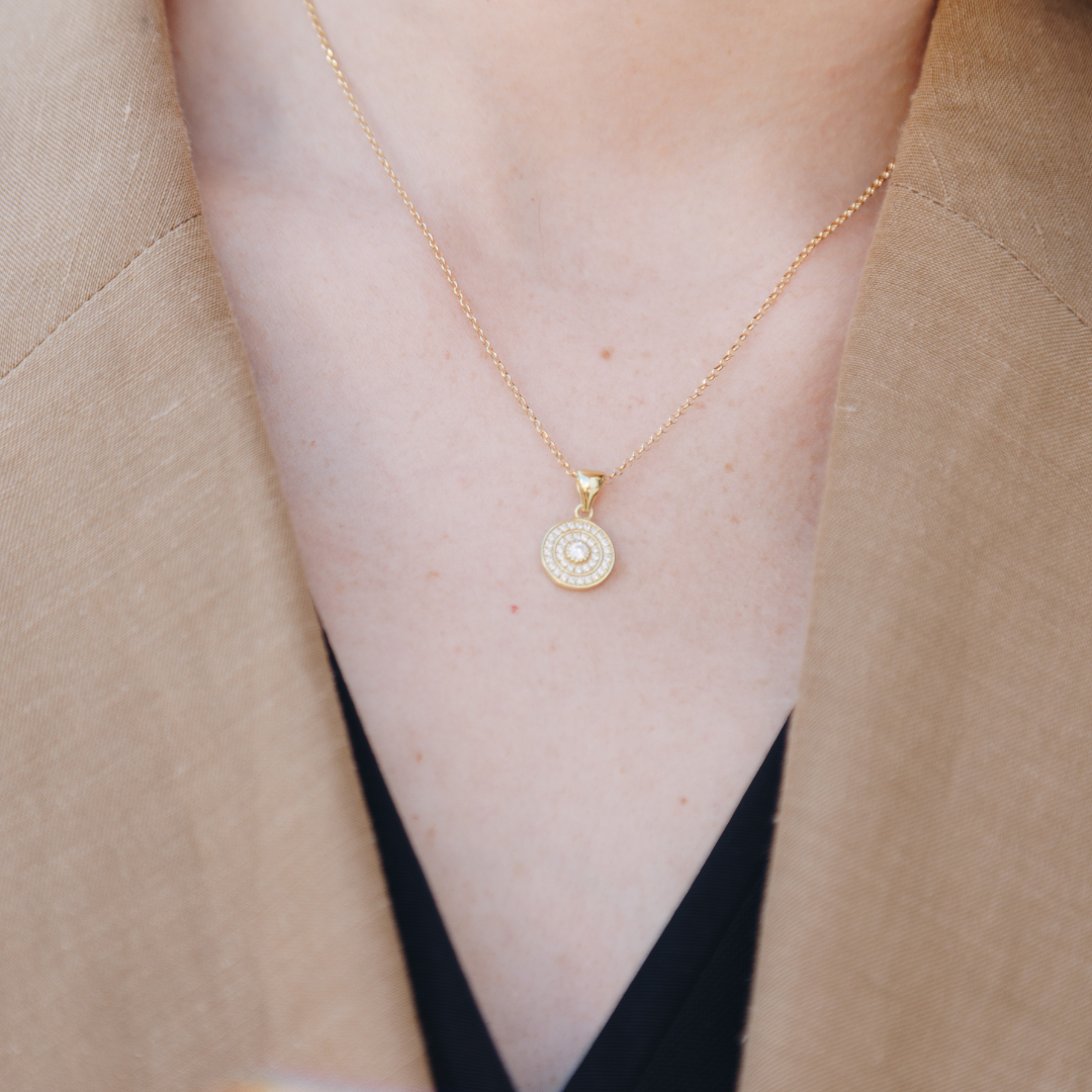 Egyptian Shield Pendant Necklace