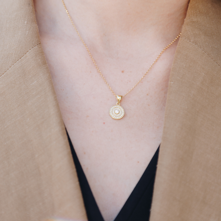 Egyptian Shield Pendant Necklace