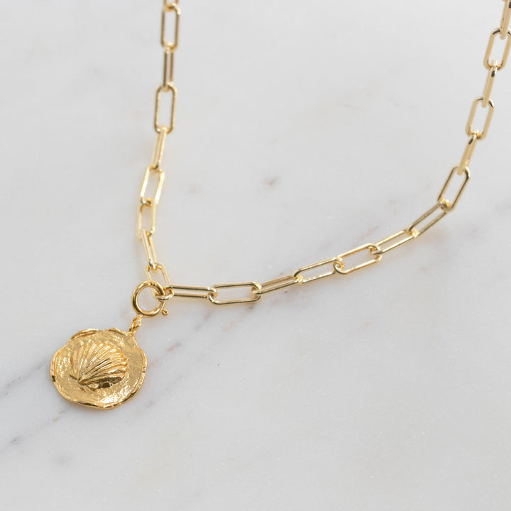 Sea Shell Charm Necklace
