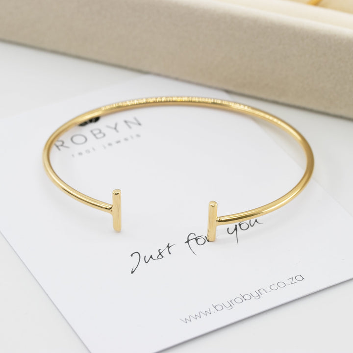 Arm cuff bangle T-Design