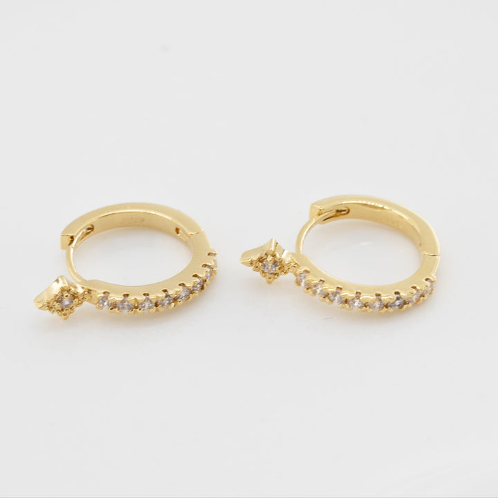 Star Huggie Earring
