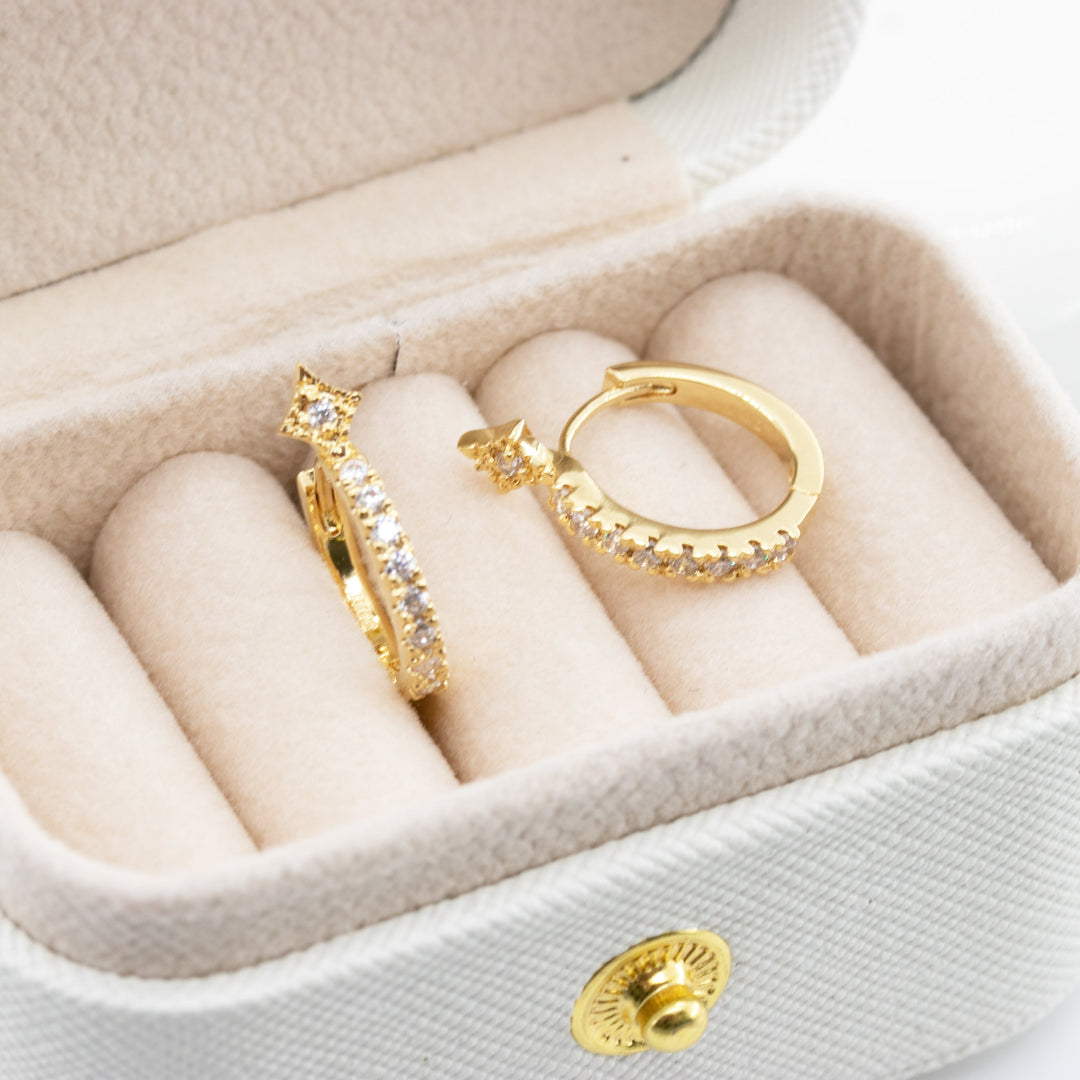 Star Huggie Earring