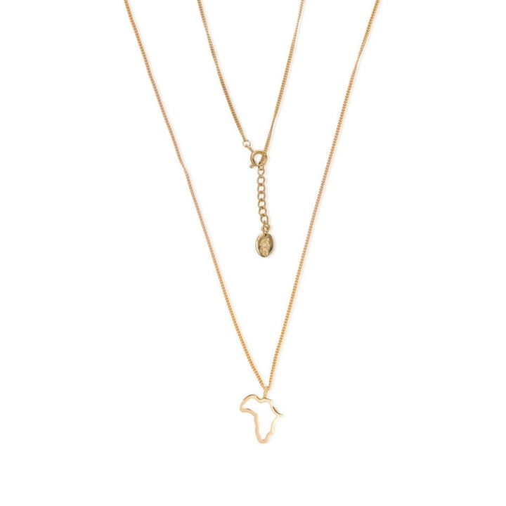 Africa Outline Necklace - Robyn Real Jewels
