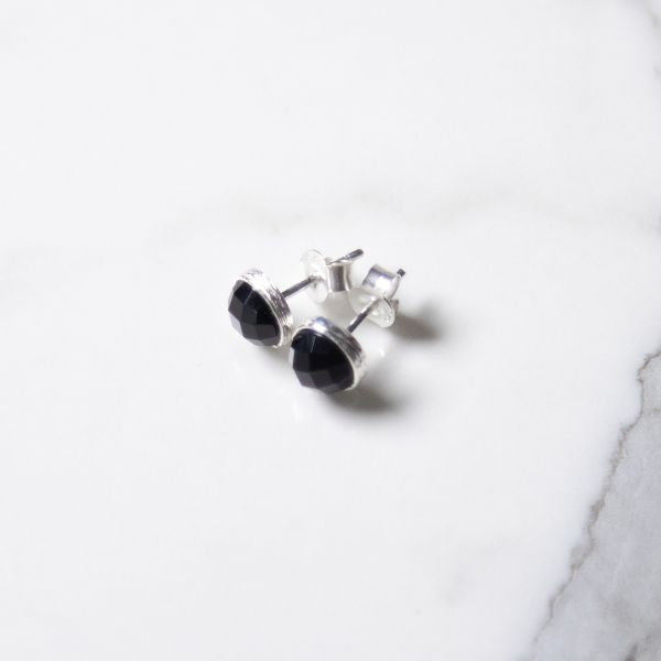 Black Onyx Studs - Robyn Real Jewels
