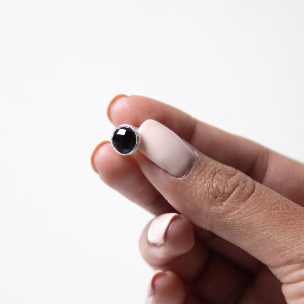 Black Onyx Studs - Robyn Real Jewels