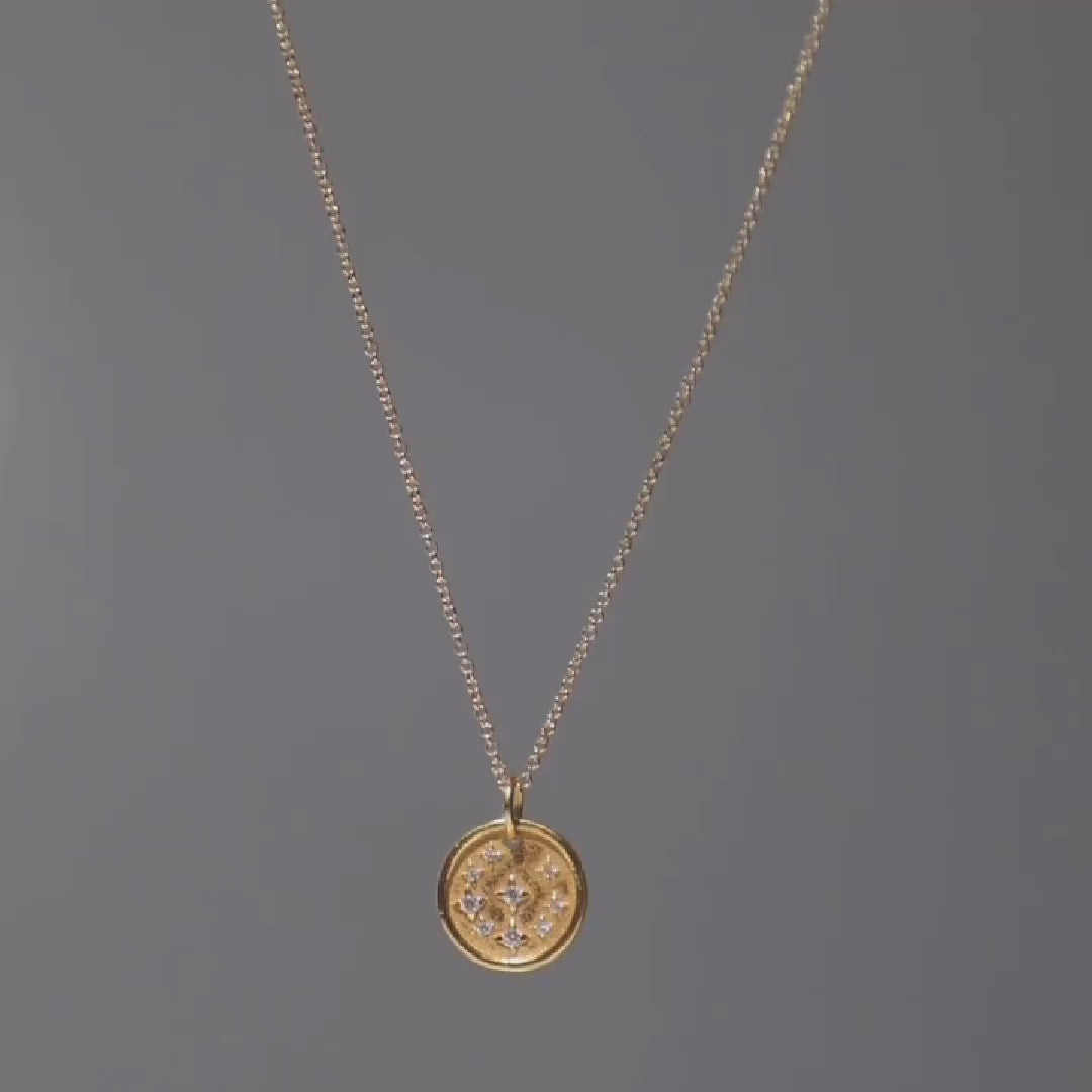 Stargaze Italian Multi Star Waterproof Pendant Necklace