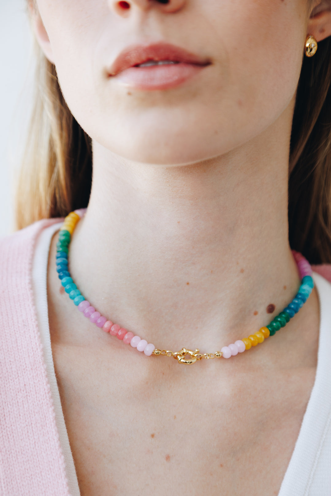 Tutti Frutti Stone Necklace