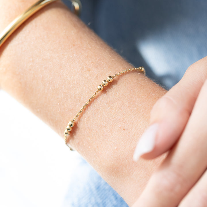 Italian Waterproof 3 Ball Bracelet