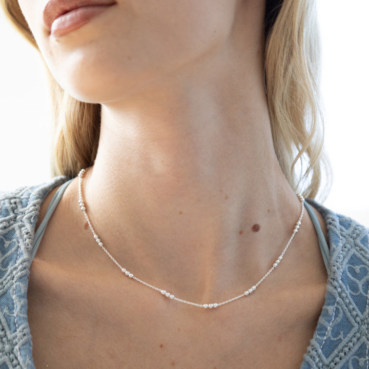 Italian Waterproof 3 Ball Necklace