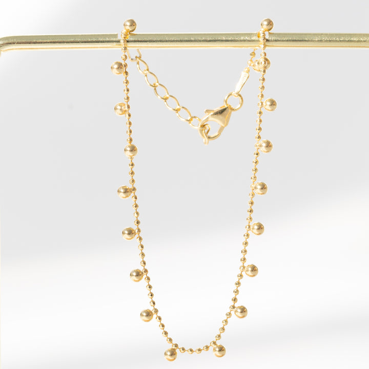 Italian Waterproof dangling ball bracelet