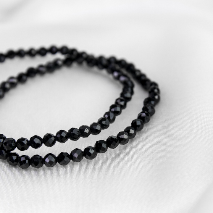 Black Tourmaline Stone Bracelet - Robyn Real Jewels