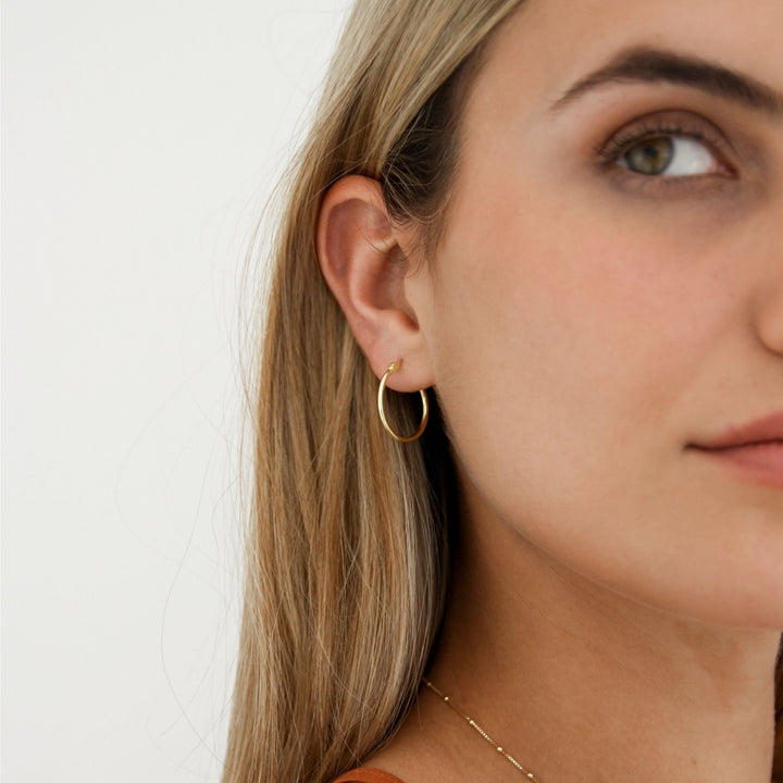 Classic Medium Hoop Earrings
