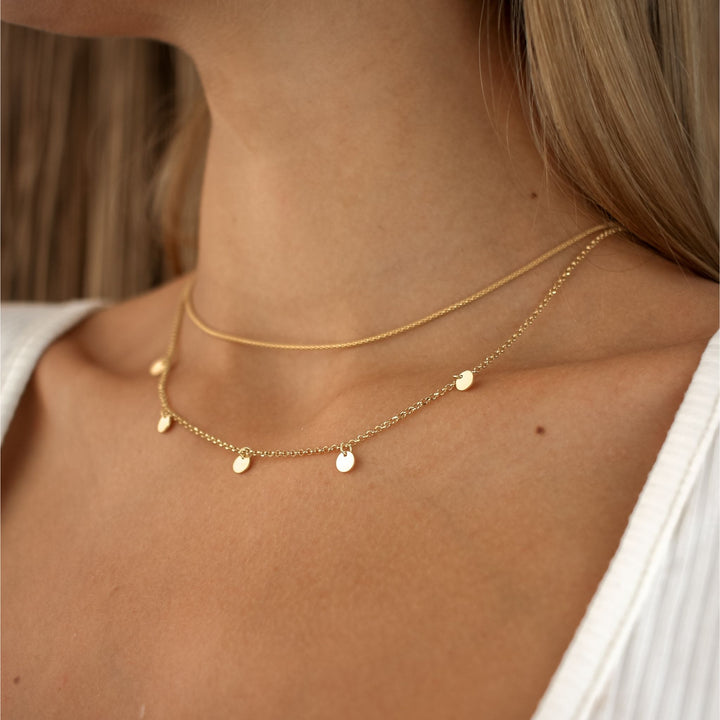 Cord Necklace and Multi Disc Necklace- Robyn Real Jewels