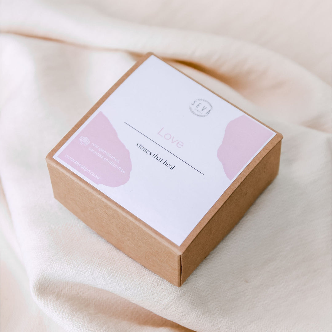 'Love' Tumble Stone Gift Box - Robyn Real Jewels