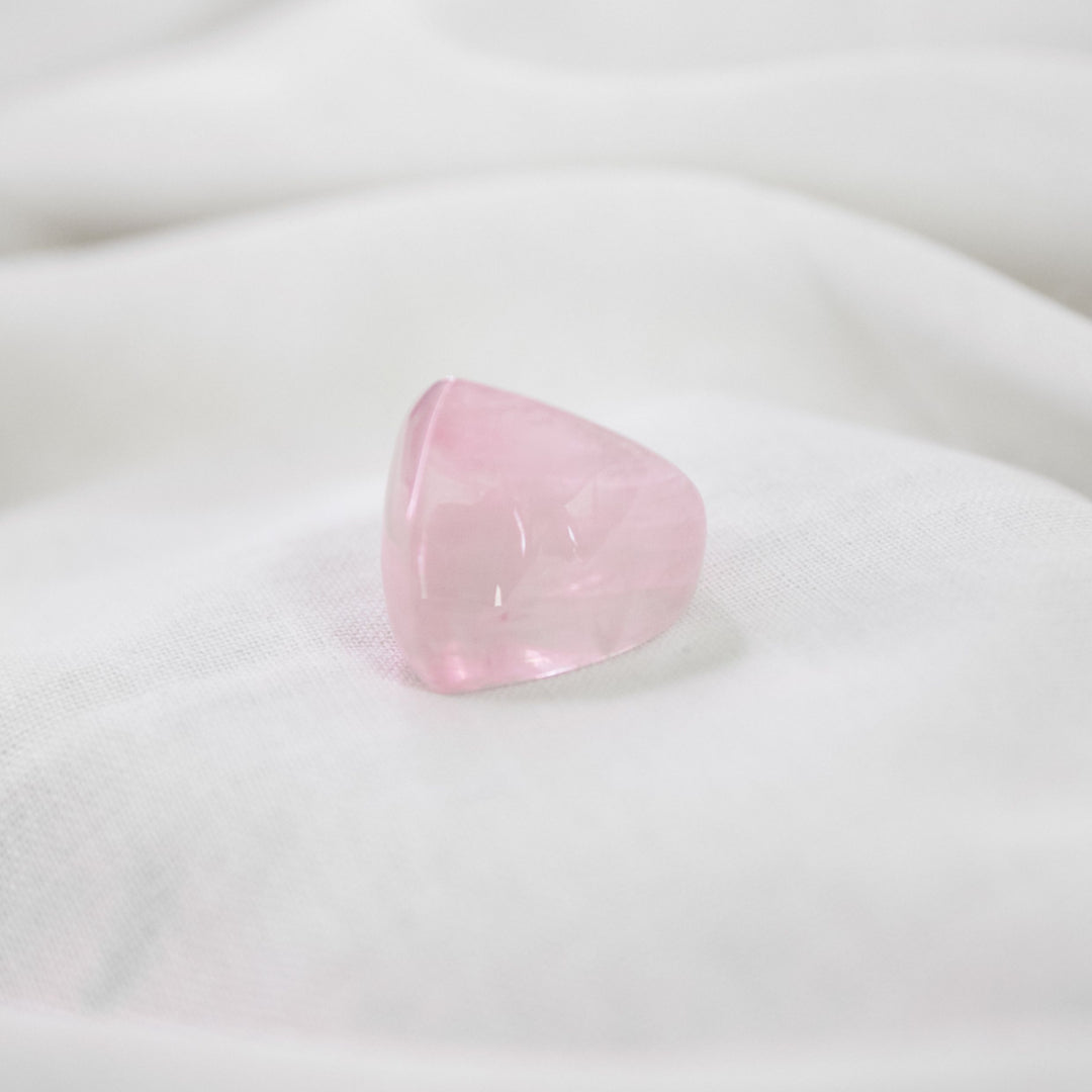 Rose Quartz High Set Ring - Robyn Real Jewels 