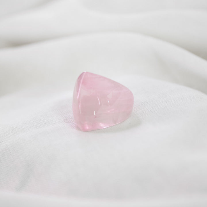 Rose Quartz High Set Ring - Robyn Real Jewels