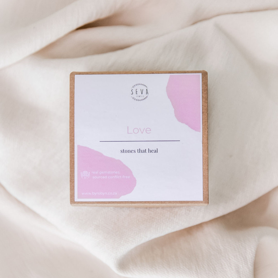 'Love' Tumble Stone Gift Box - Robyn Real Jewels