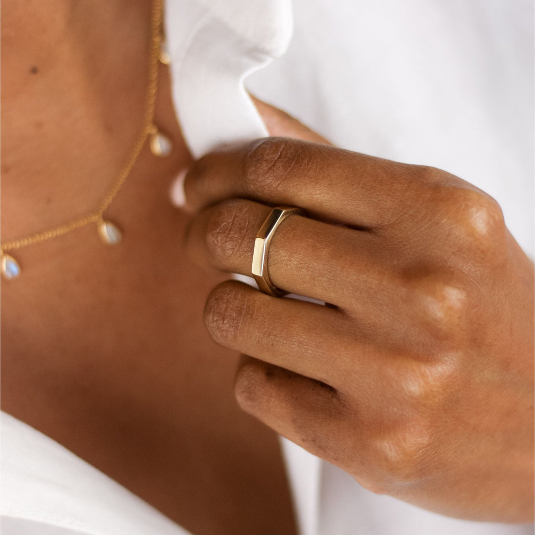 Geometric Stack Ring - Robyn Real Jewels