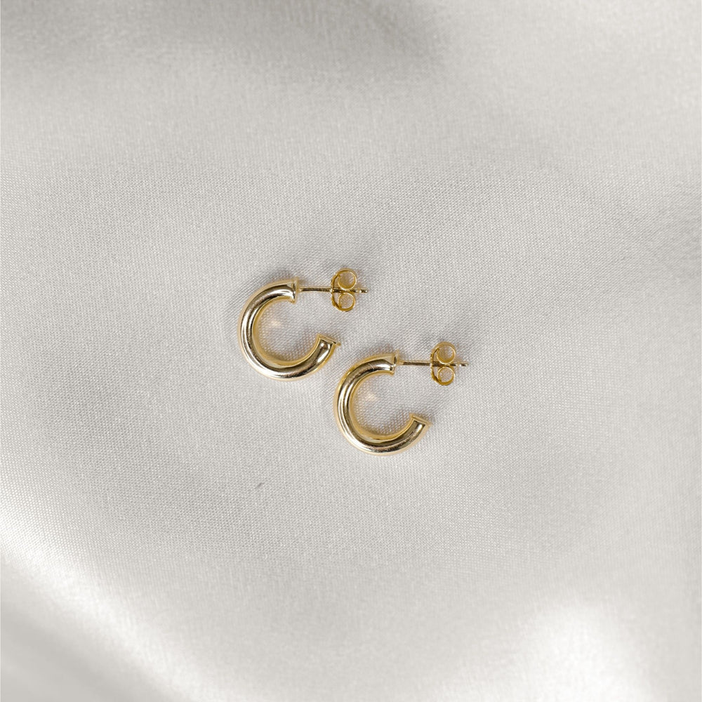 Tube Hoop Earrings - Robyn Real Jewels