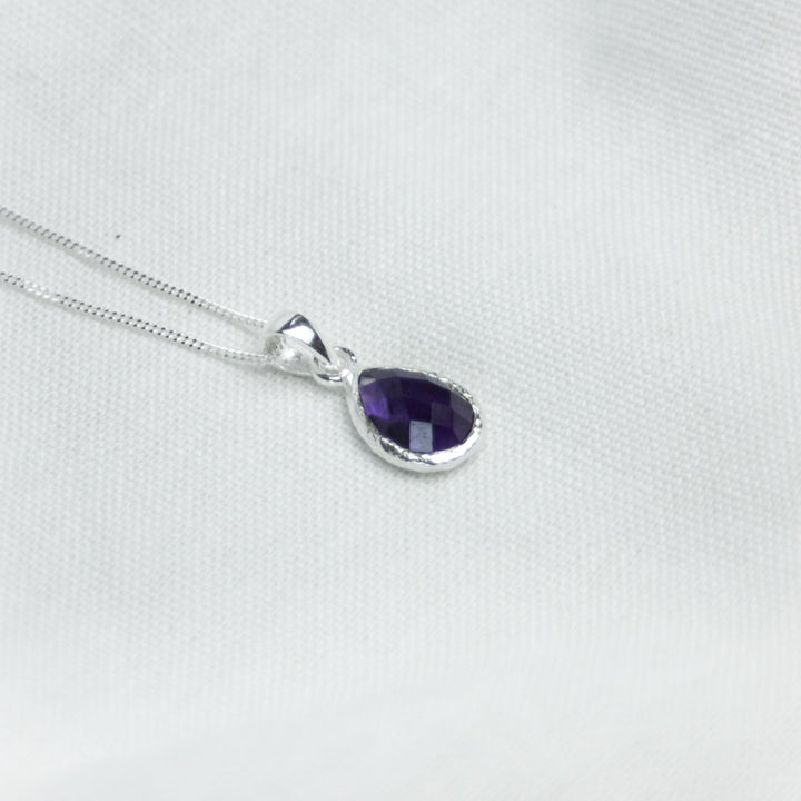 Amethyst Stone Pendant Necklace - Robyn Real Jewels