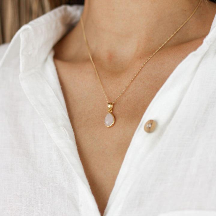 Moonstone Stone Pendant - Robyn Real Jewels