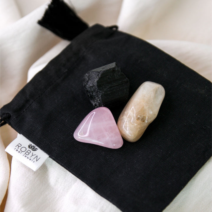 'New Mum' Tumble Stone Gift Box - Robyn Real Jewels