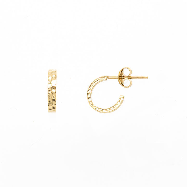 hammered hoop studs