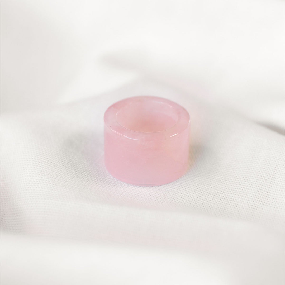 Rose Quartz Stone Ring - Robyn Real Jewels 