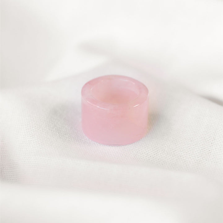 Rose Quartz Stone Ring - Robyn Real Jewels
