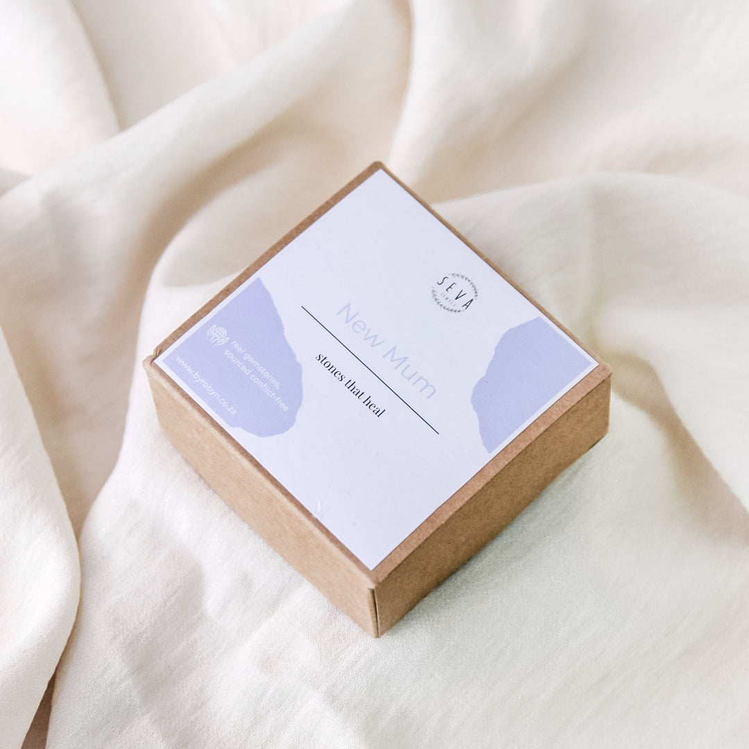 'New Mum' Tumble Stone Gift Box - Robyn Real Jewels