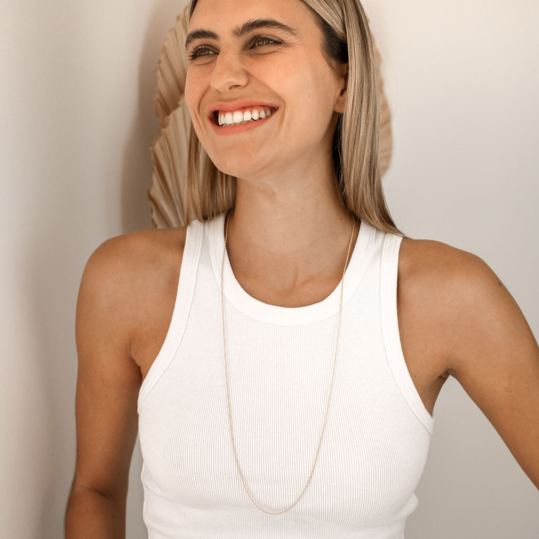 Long Rope Chain Necklace - Robyn Real Jewels