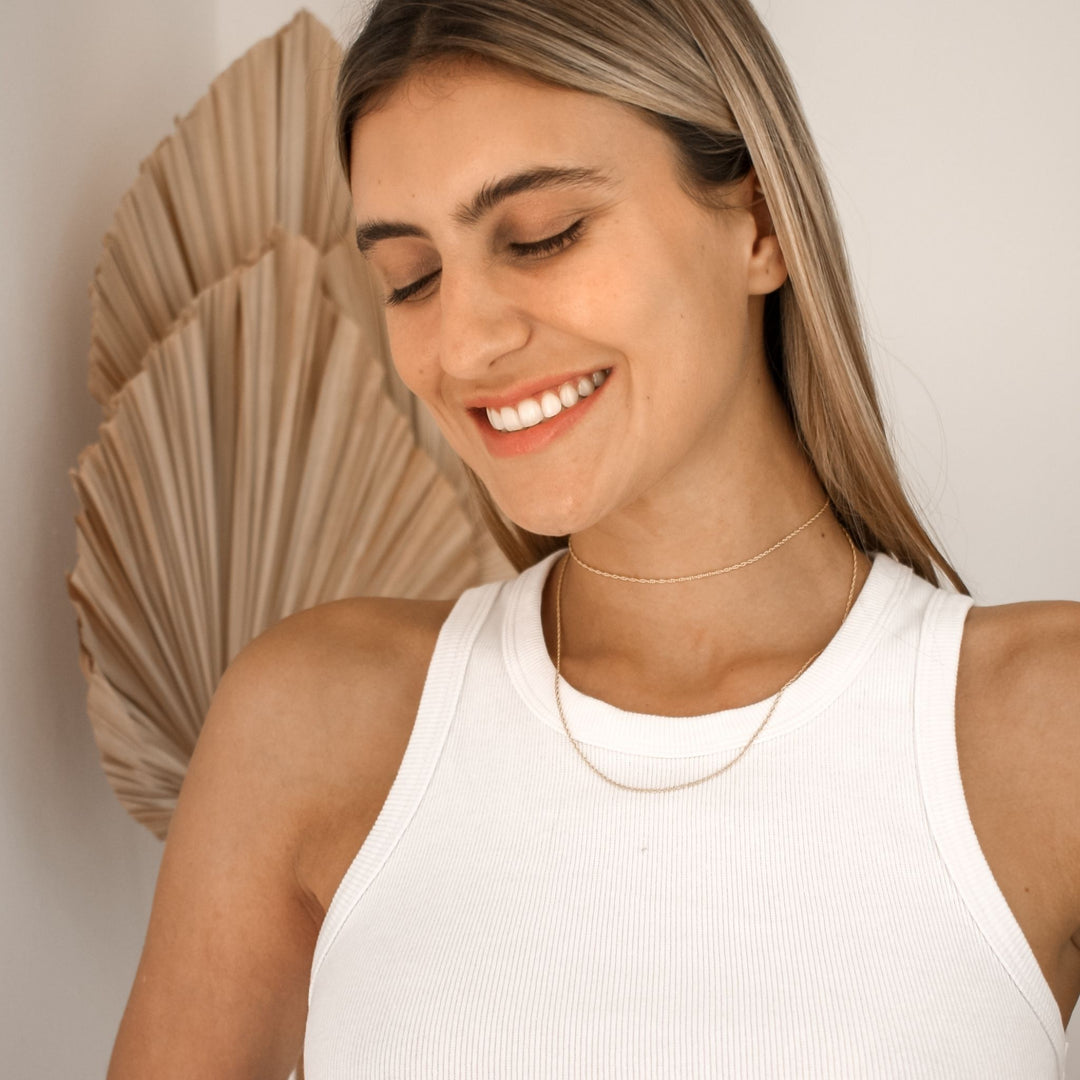 Long Rope Chain Necklace - Robyn Real Jewels