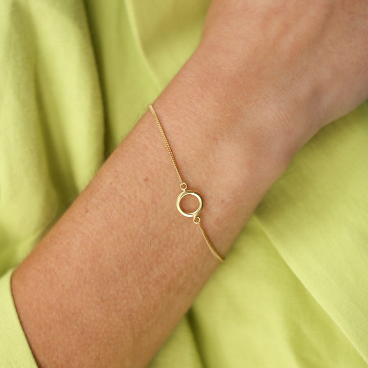 Hollow Circle Bracelet - Robyn Real Jewels