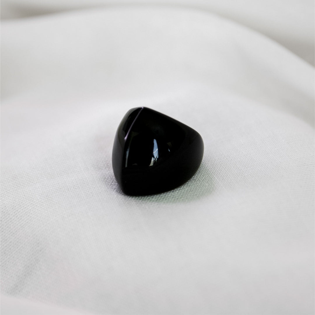 Black Onyx High Set Ring - Robyn Real Jewels