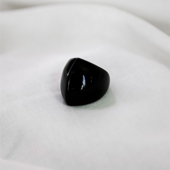 Black Onyx High Set Ring - Robyn Real Jewels