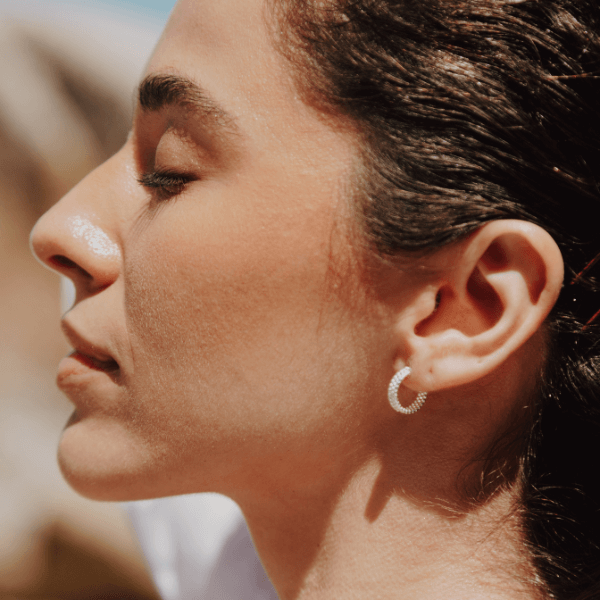 Thick Beaded Hoops - Robyn Real Jewels