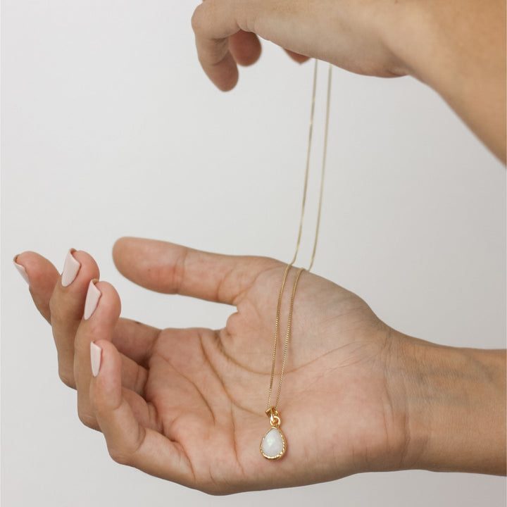 Moonstone Stone Pendant - Robyn Real Jewels
