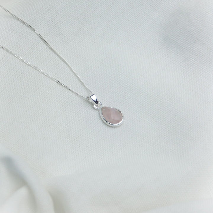 Rose Quartz Pendant Necklace - Robyn Real Jewels