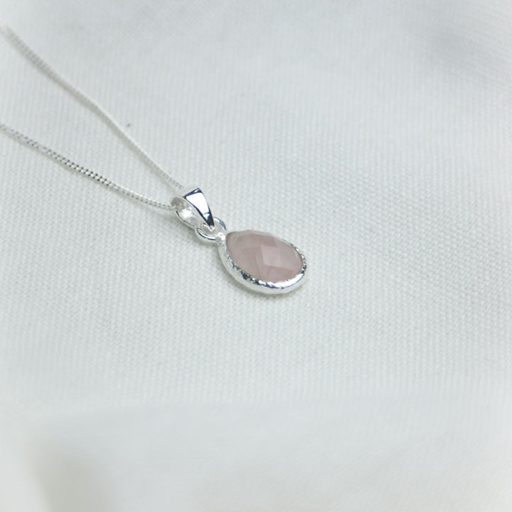 Rose Quartz Pendant Necklace - Robyn Real Jewels