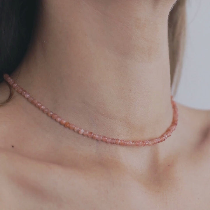 sunstone necklace - robyn real jewels