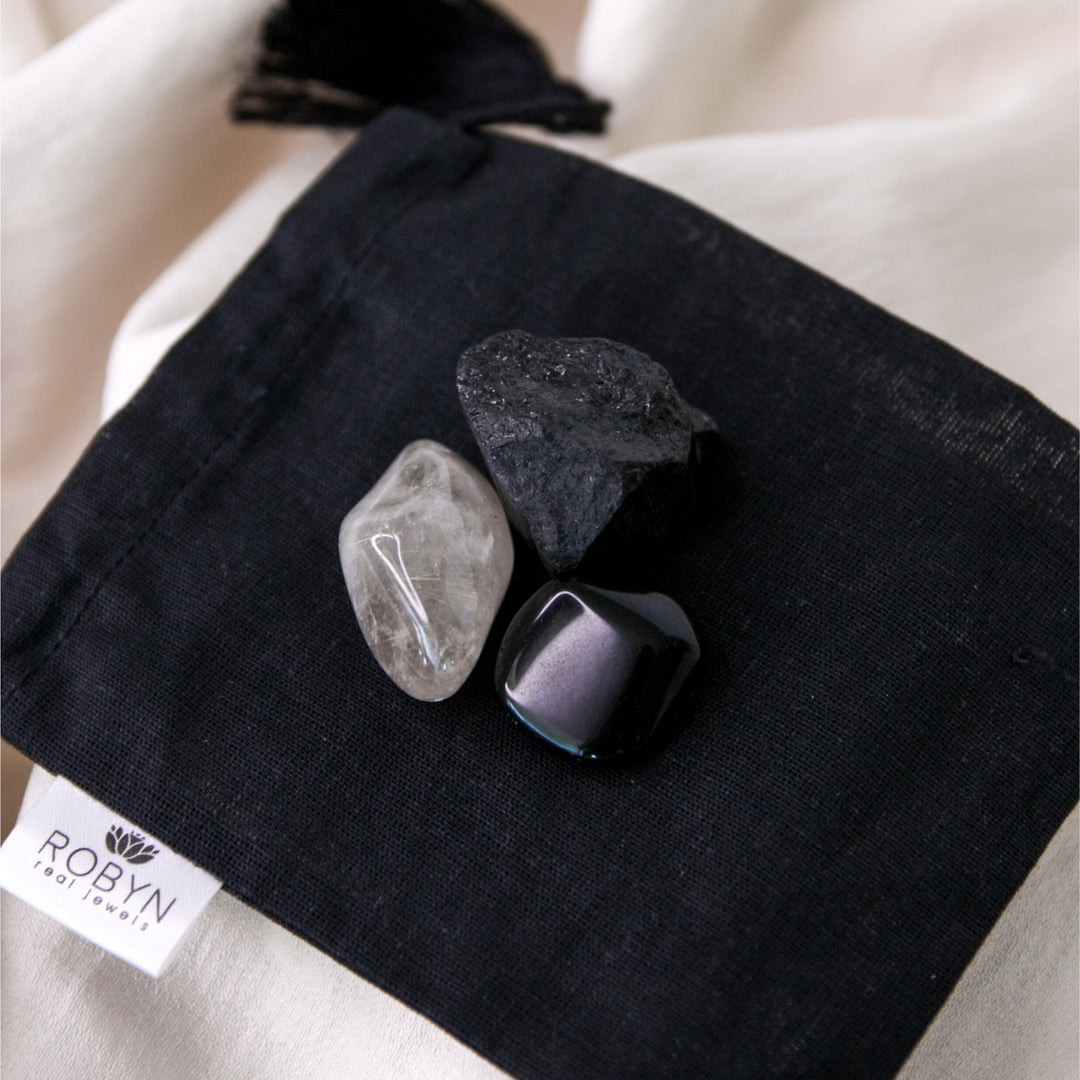 'PROTECTION' Tumble Stone Gift Box