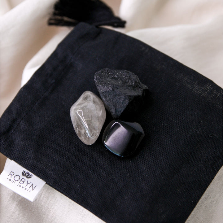 'PROTECTION' Tumble Stone Gift Box